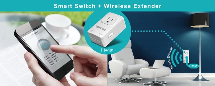 Priza inteligentă TRENDnet cu modul de extindere a reţelei wireless