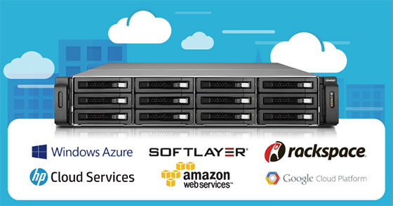 QNAP oferă suport pentru backup în Amazon S3, Glacier, RackSpace, HP Cloud și alte medii cloud