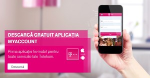 Aplicația de mobil MyAccount: prima aplicație pentru toate serviciile de comunicare, fixe și mobile