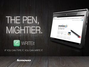 WRITEit Technology îmbunătăţeşte experienţa scrisului de mână pe tablete şi PC-uri