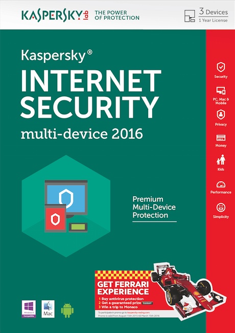 Noul Kaspersky Internet Security – multi-device 2016 cu functii de confidentialitate avansate