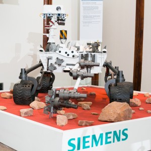 Replica robotului Curiosity prezentă la București