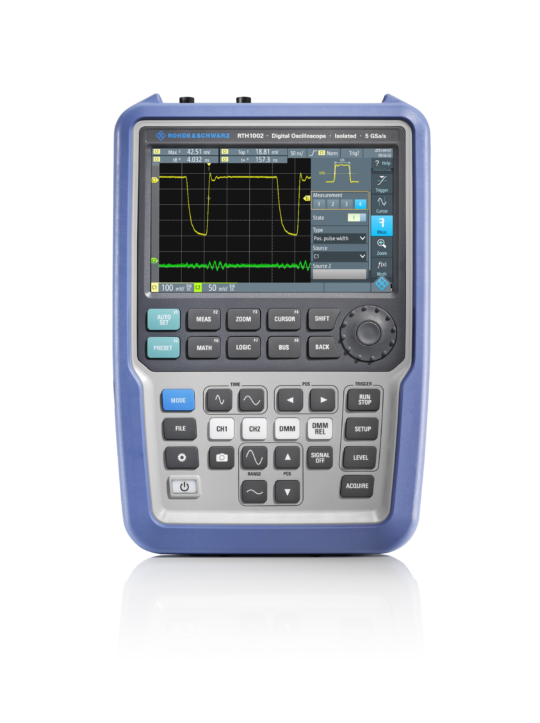 R & S Scope Rider: primul osciloscop portabil, pentru utilizări mobile, având performanțele unui instrument de laborator