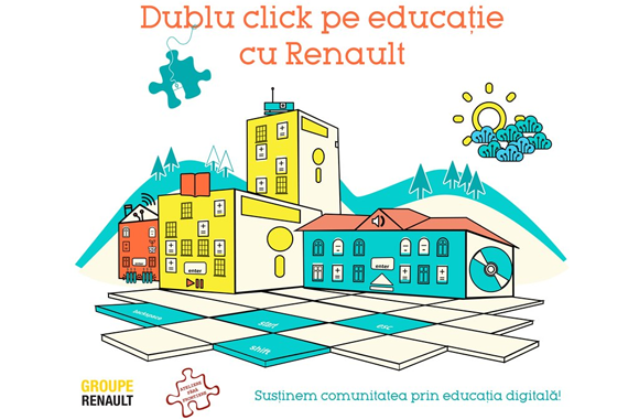 Dublu click pe educatie cu Renault si Ateliere Fara Frontiere