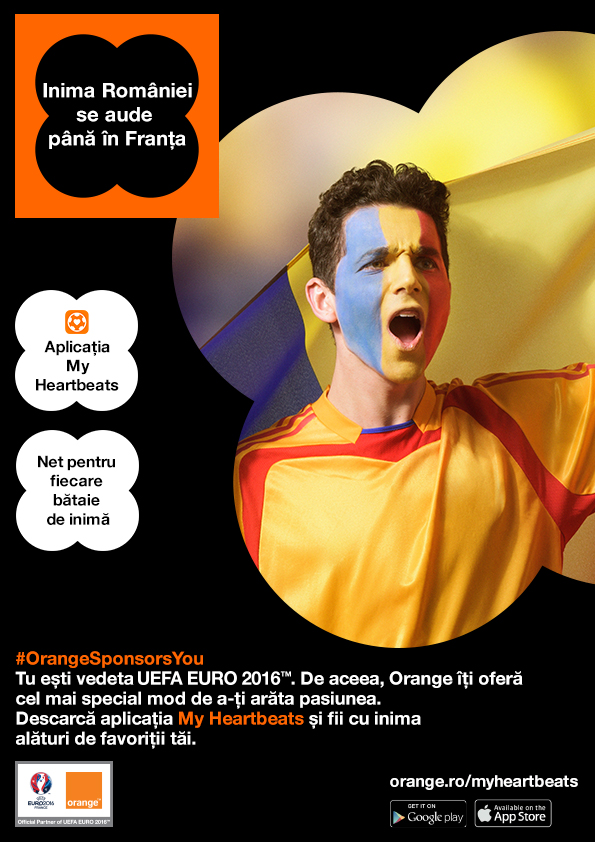 Orange si Profero duc inima Romaniei la Euro 2016