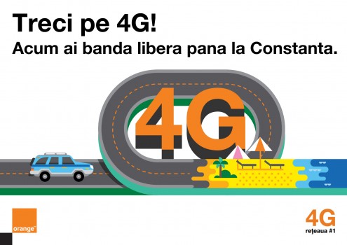 Orange extinde acoperirea 4G pe drumul catre mare si catre munte