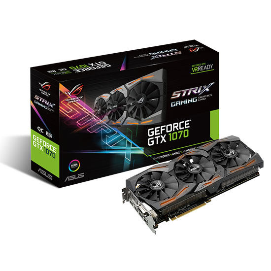 ASUS Republic of Gamers anunță Strix GeForce GTX 1070