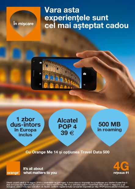 Orange și Alcatel oferă biletul de avion pentru o vacanță în Europa