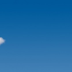 blue sky cloud banner