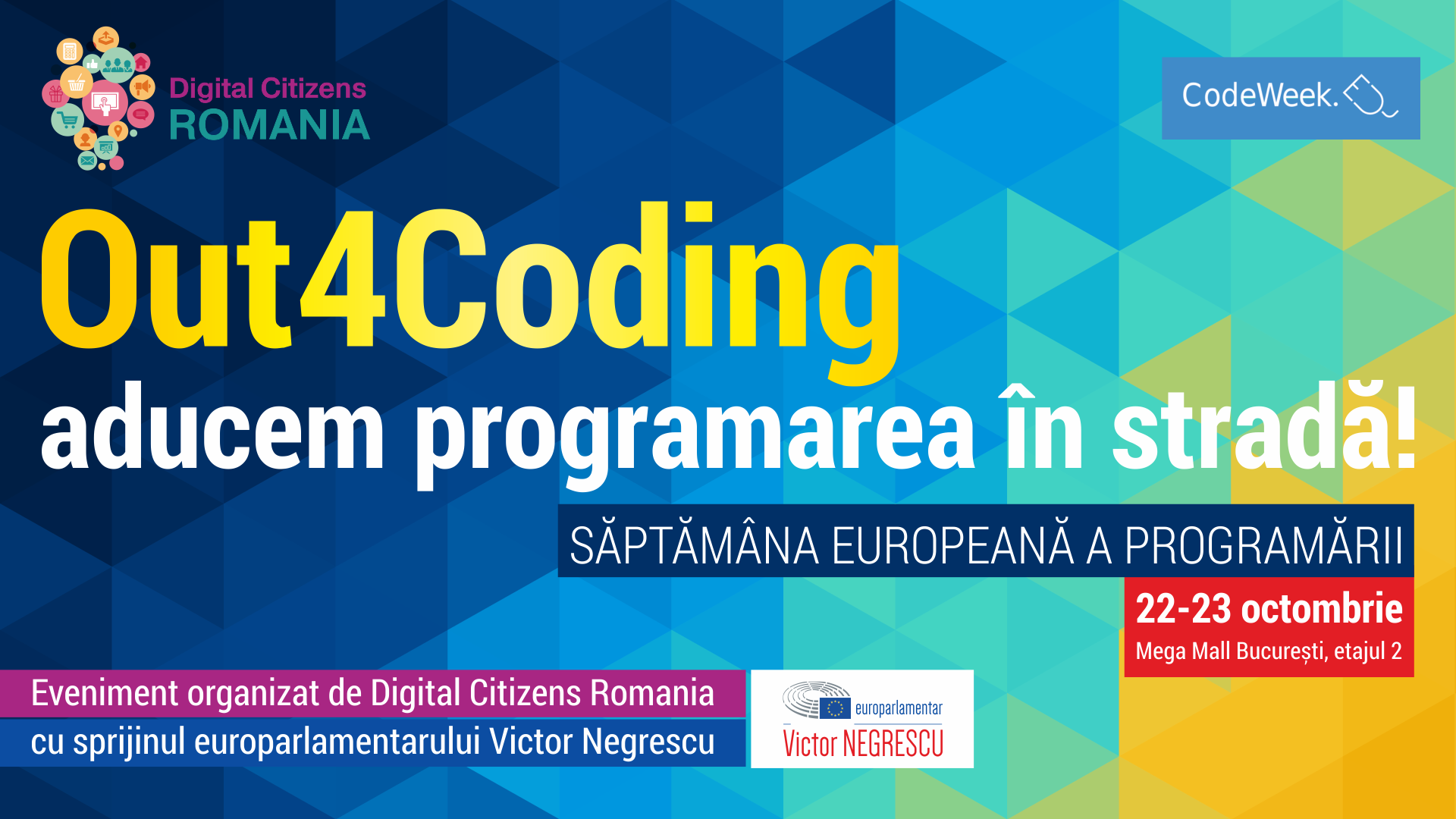 Incepe  Out4Coding, eveniment dedicat competentelor digitale si de programare