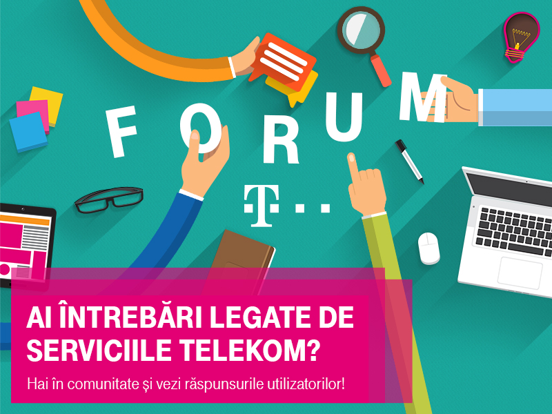 Forum.telekom.ro – un nou canal de comunicare online pentru clientii companiei