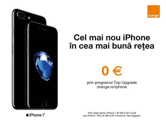 Top Upgrade: programul care oferă în premieră clienţilor Orange cel mai nou model iPhone