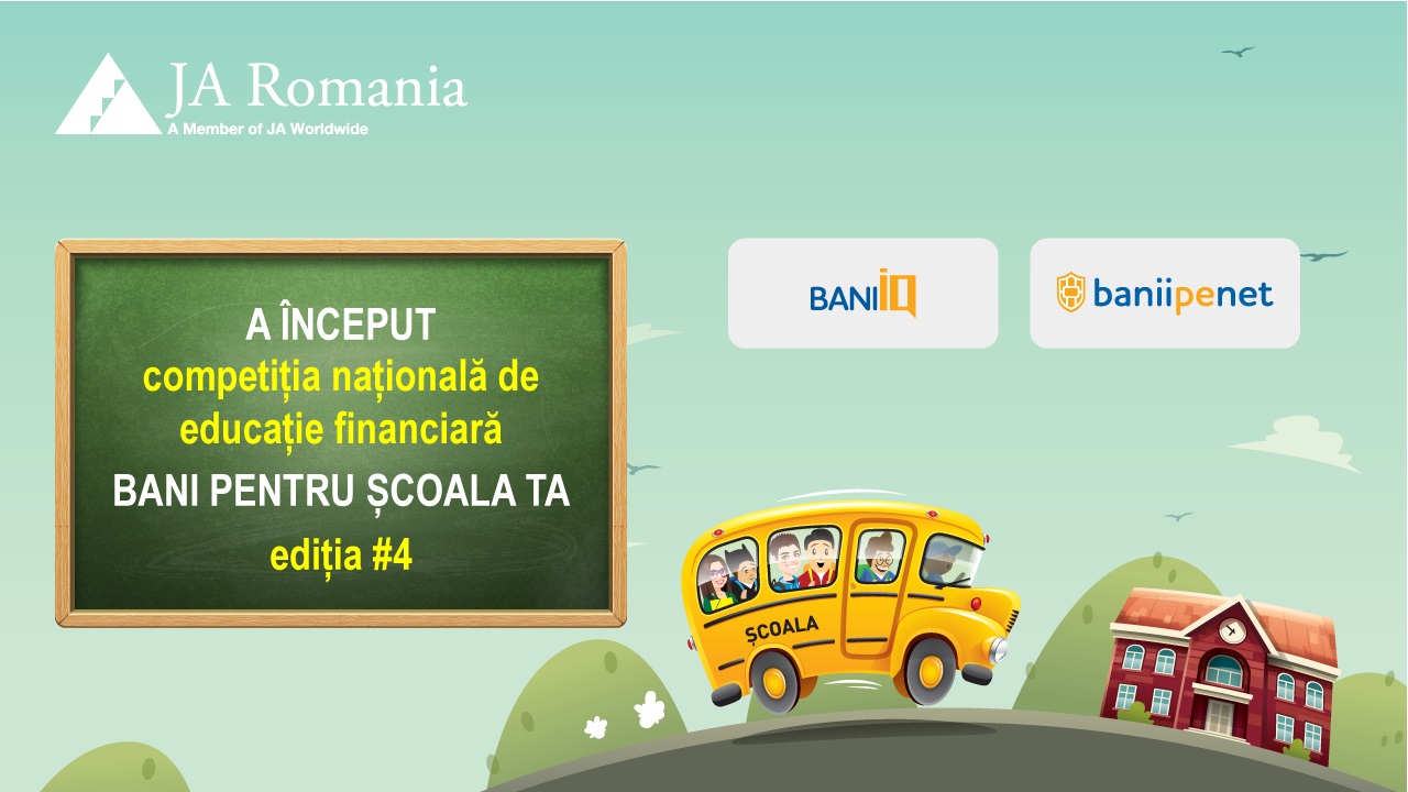 Competiția Bani pentru școala ta oferă finanțări de până la 10.000  euro pentru liceele din țară!