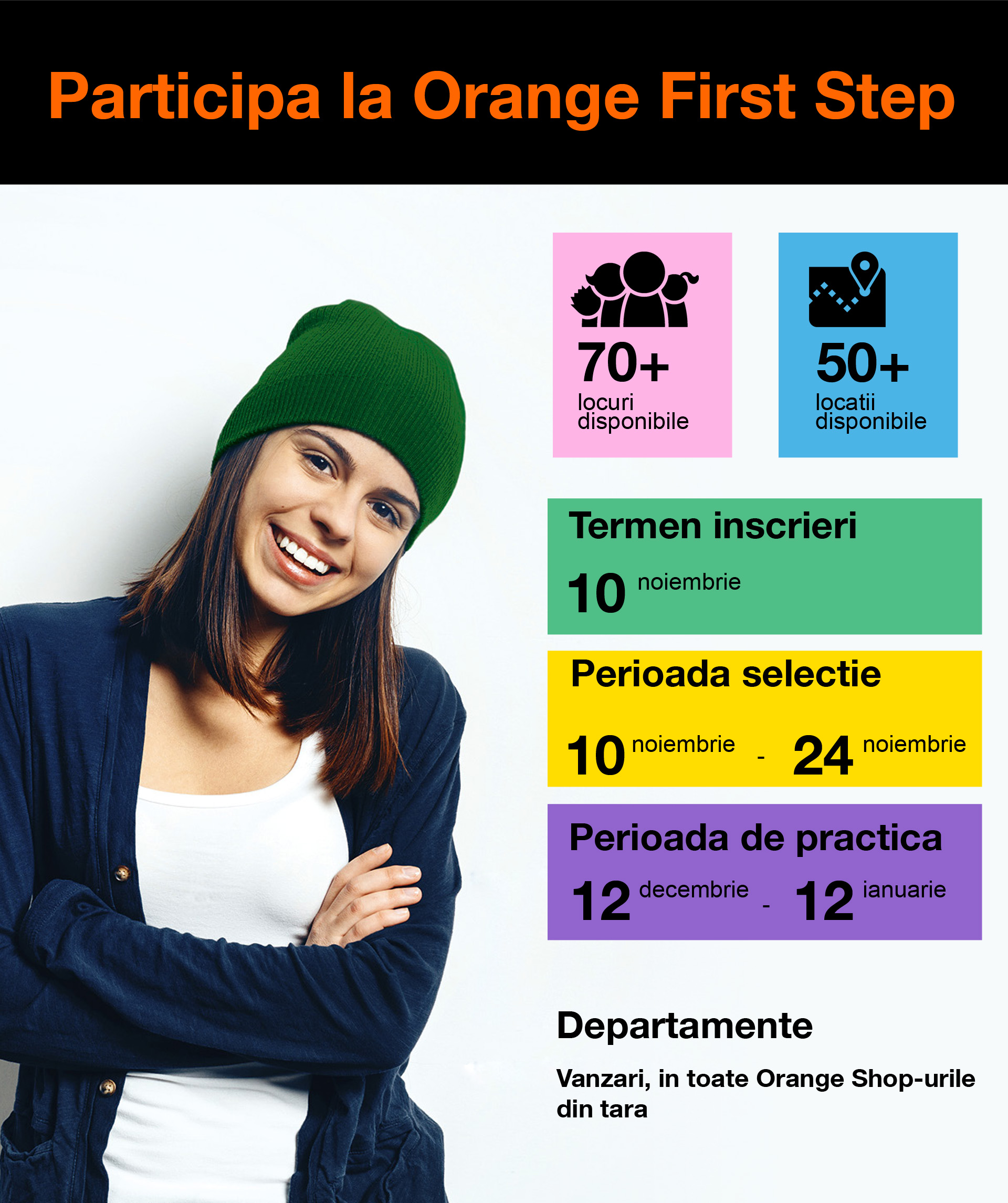 Orange lansează o nouă ediție a programului de practică Orange First Step