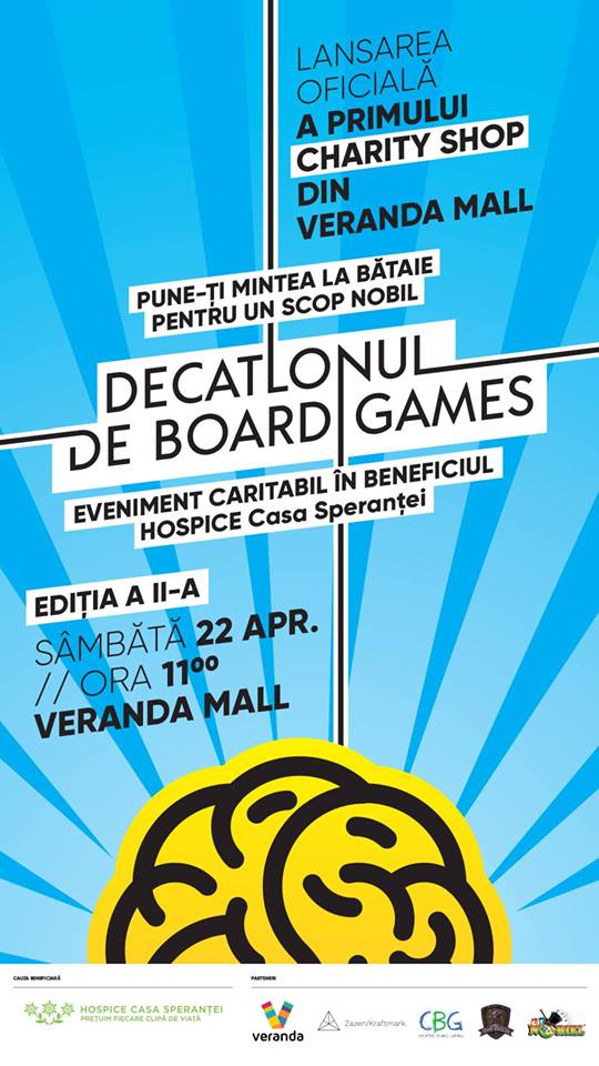 Veranda Mall va gazdui sambata aceasta Decatlonul de Board Games