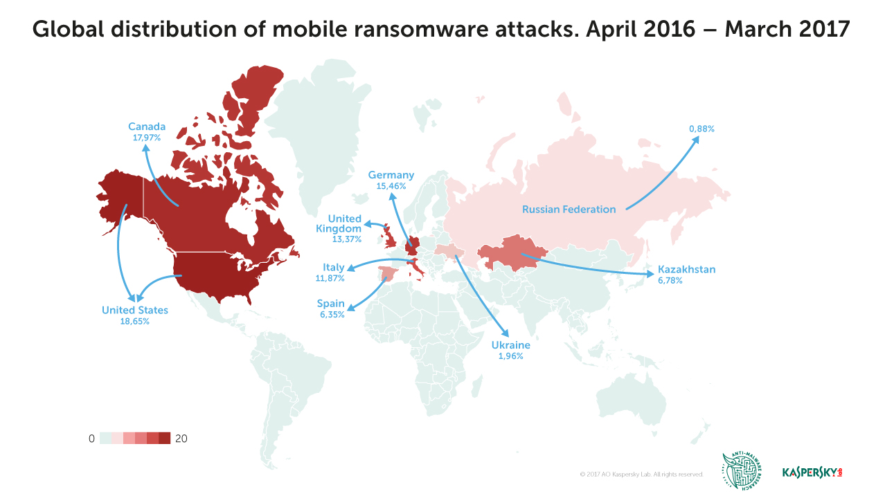 Programele ransomware pentru dispozitive mobile: o amenințare în creștere pe piețele dezvoltate 29 iunie 2017