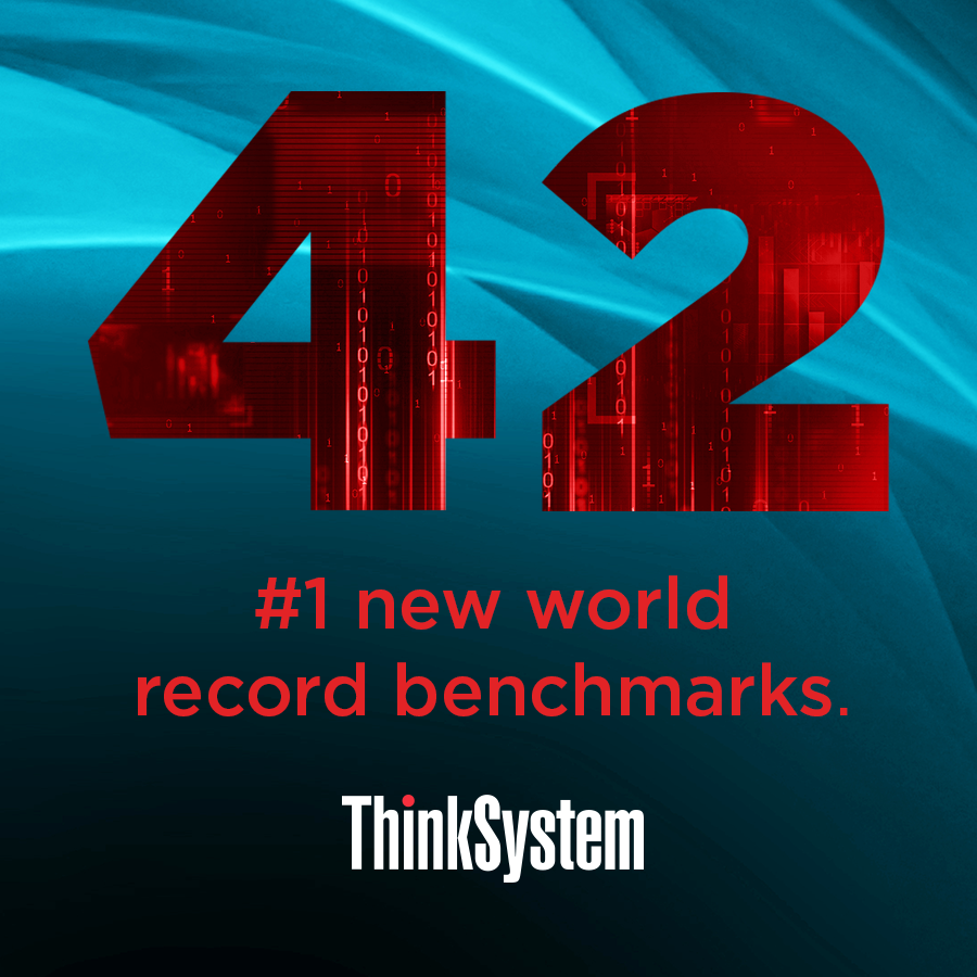 Lenovo ThinkSystem ocupa primul loc in 42 de benchmark-uri pentru performanta