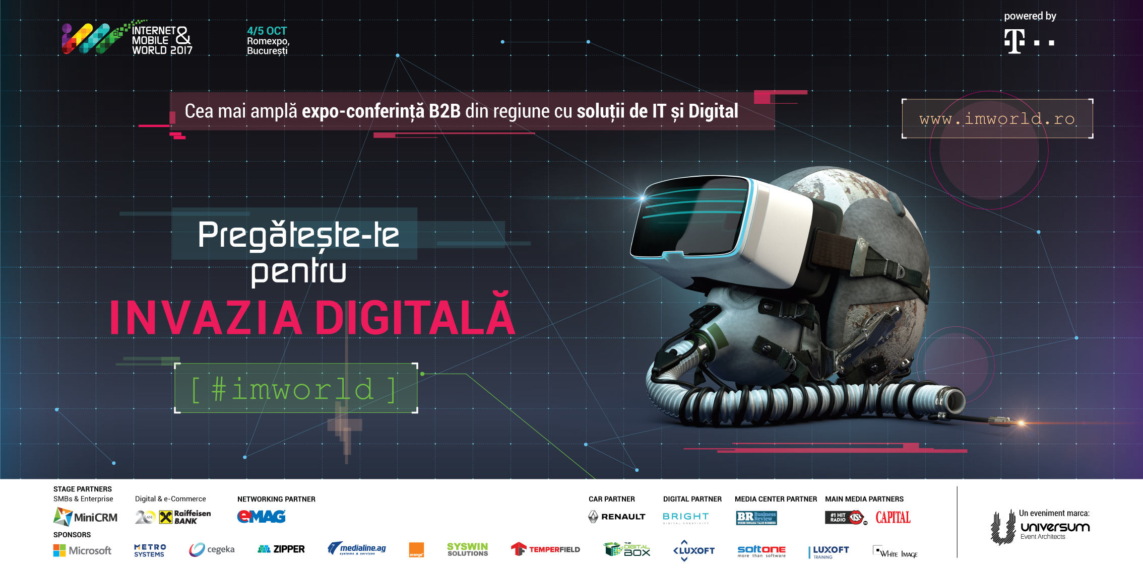 IMWorld 2017 anunță primele soluții digitale: IoT, chatboți cu AI, softuri pentru IMM și