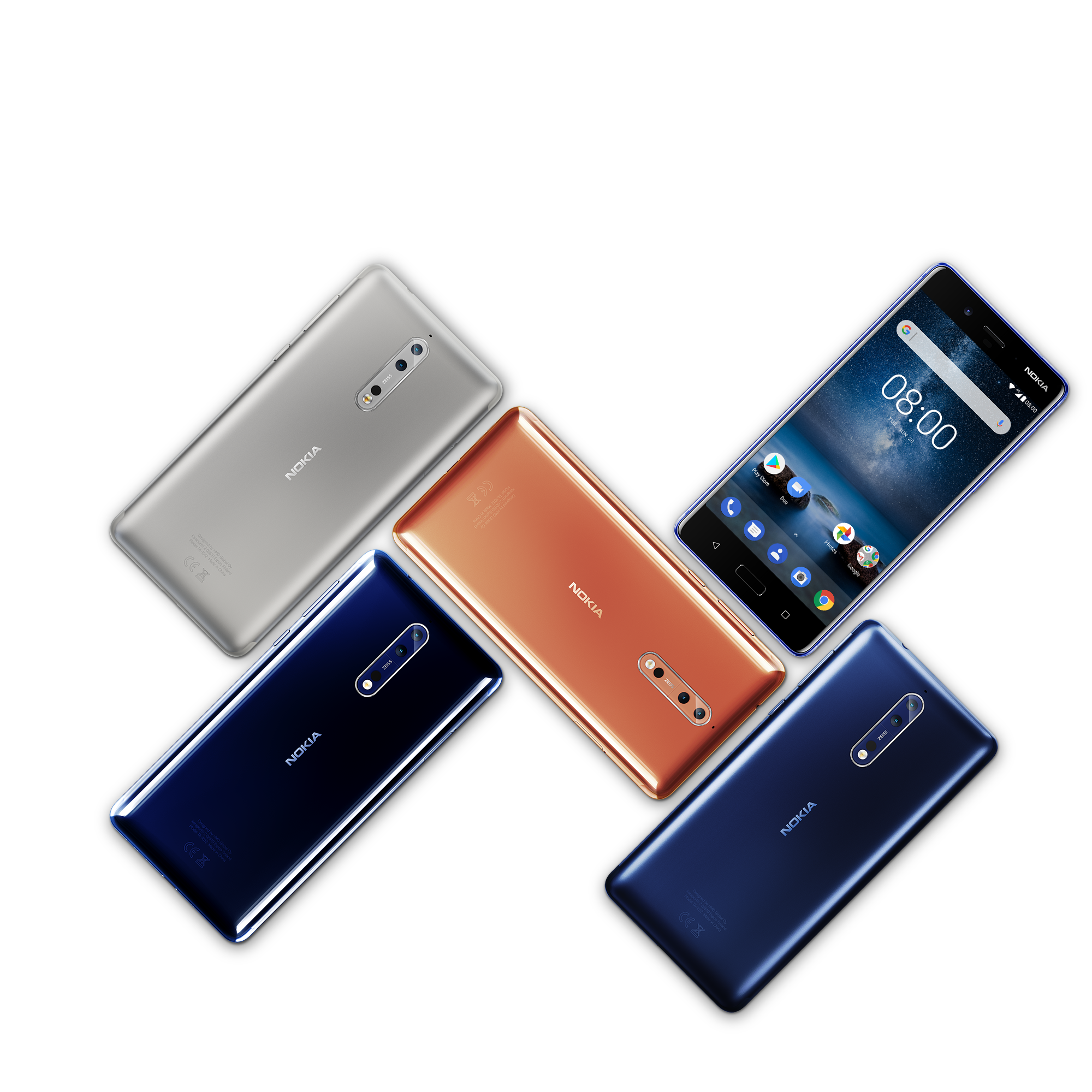 Nokia 8: Trei premiere într-un singur dispozitiv proiectat ca vârf de gamă