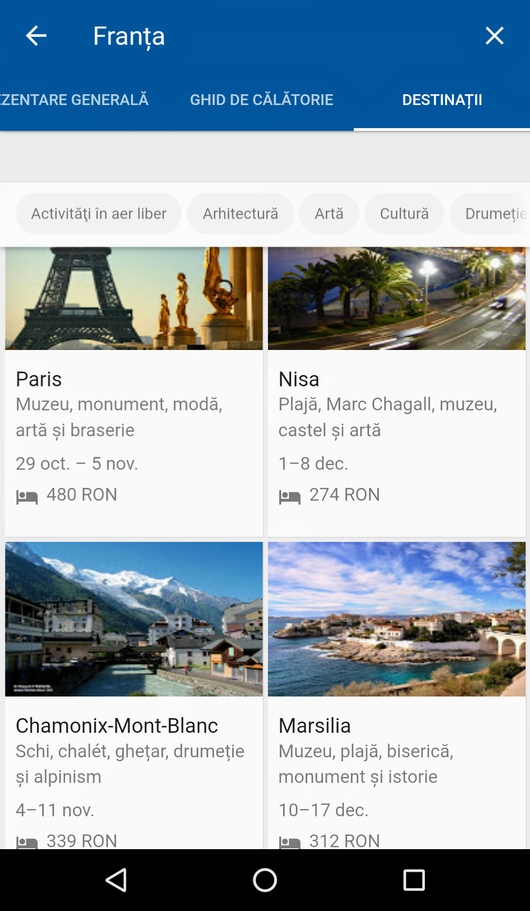 Google lanseaza serviciile Zboruri si Destinatii in Romania