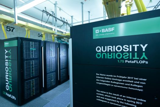 Der Supercomputer der BASF hat seinen Betrieb in Ludwigshafen au