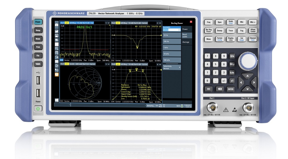 Analizorul de rețea compact și ușor R&S ZNLE, simplifică efectuarea măsurătorilor de precizie ale parametrilor S