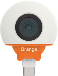 orange camera