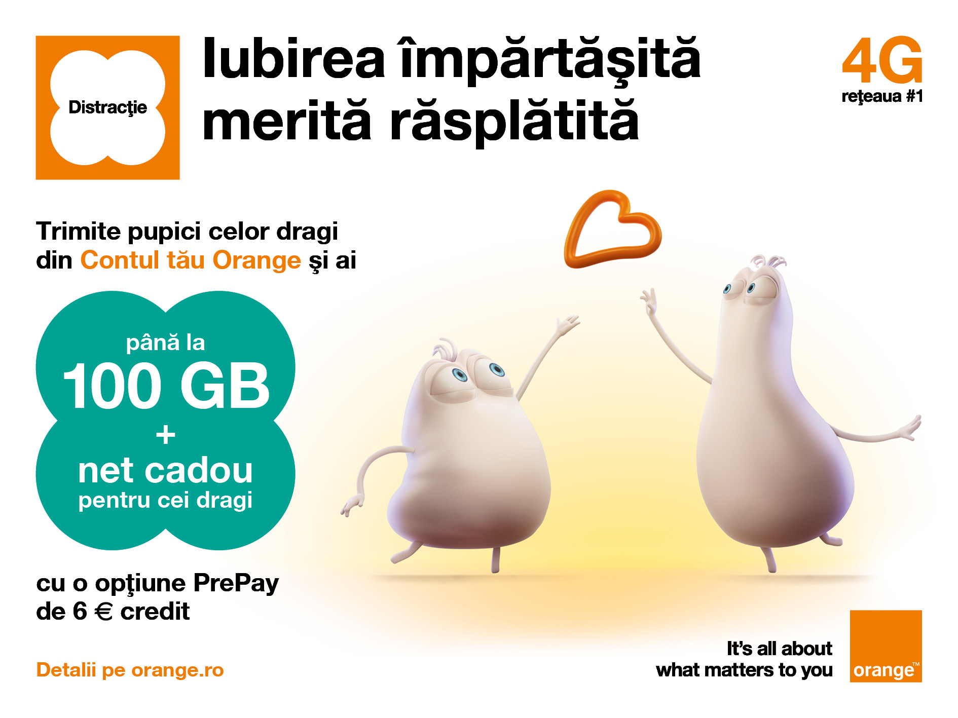 Orange lanseaza oferta PrePay ce rasplateste iubirea cu net din plin