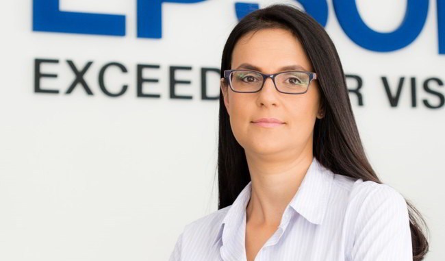 Simona Decuseara, Sales Marketing Manager Epson Romania si Bulgaria