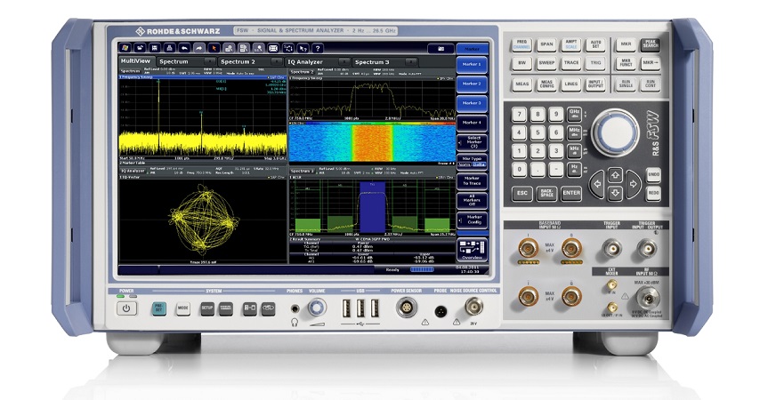 Primul firmware de analiză industrială pentru 5G New Radio folosind R&S FSW