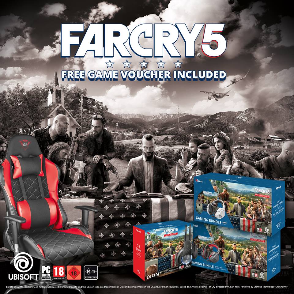 Trust si Ubisoft au pregatit un bundle special pentru seria Far Cry 5