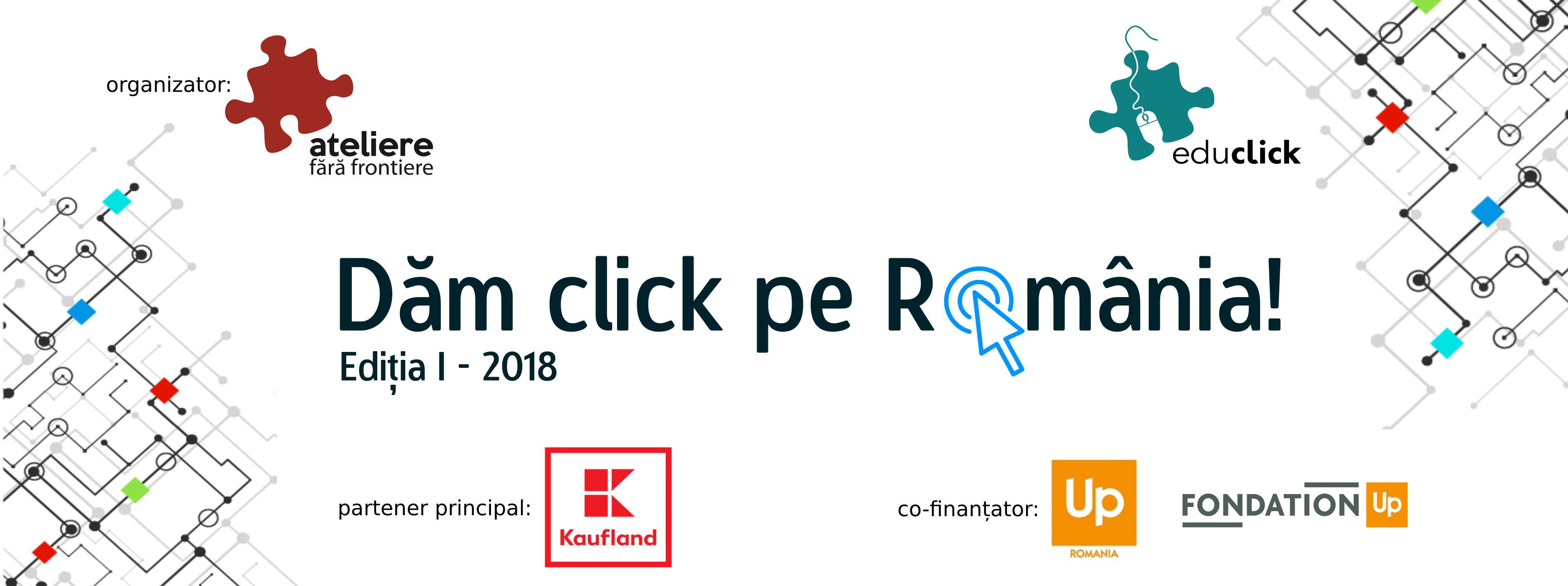 Start înscrieri în programul „Dăm Click pe România” 2018 – ediția I