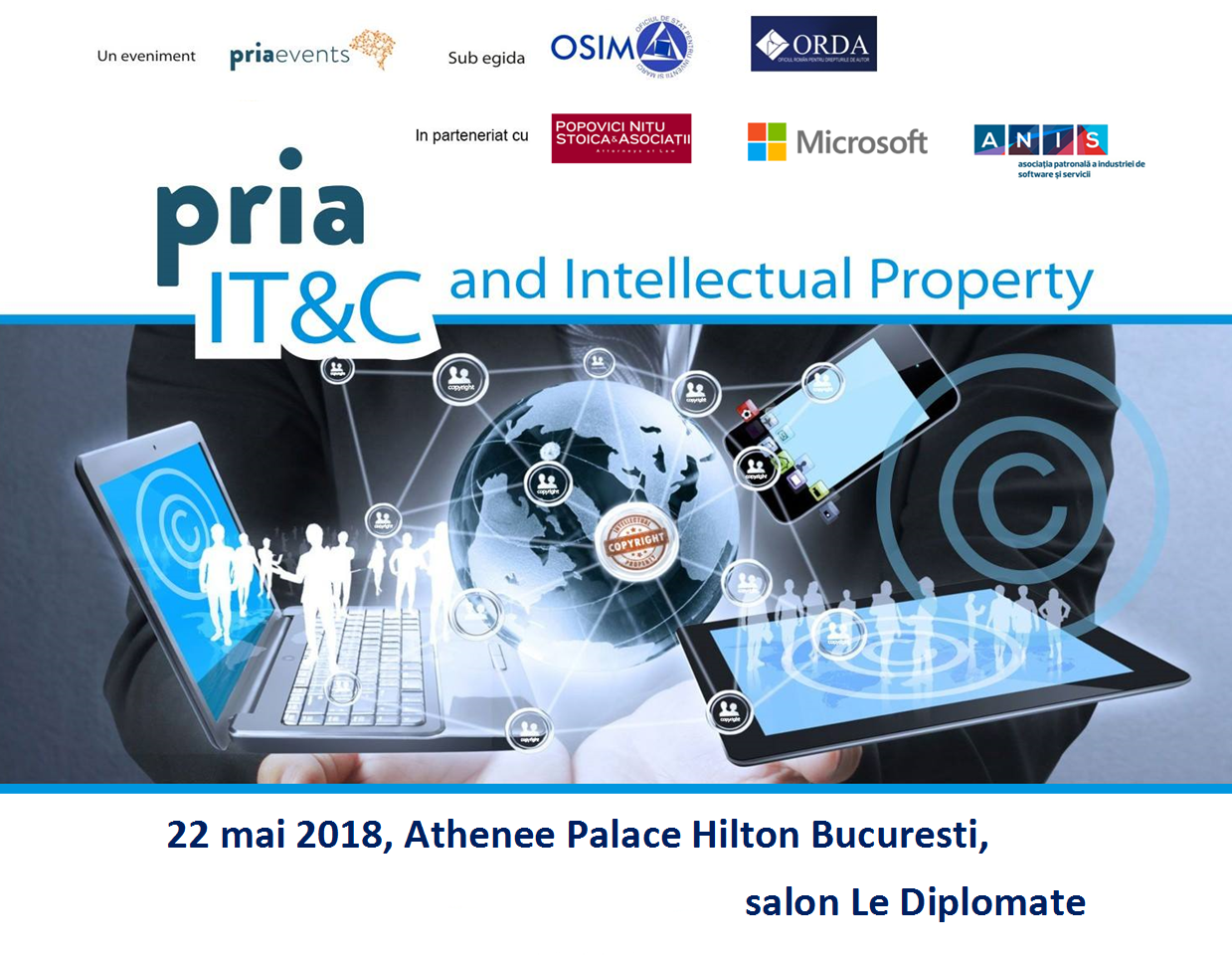 PRIA IT&C and Intellectual Property dedicat proprietății intelectuale