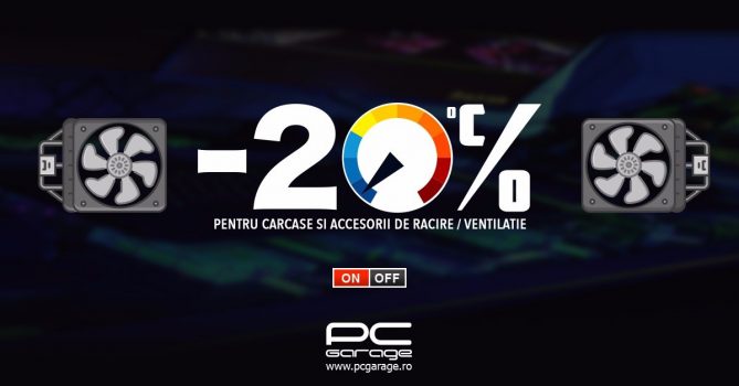 PC Garage „scade temperatura” la carcase şi accesorii de răcire