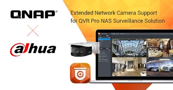QNAP extinde integrarea sistemelor de supraveghere cu camerele de rețea Dahua Technology