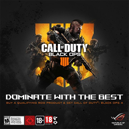 ASUS Republic of Gamers anunță parteneriatul cu Activision pentru Call of Duty: Black Ops 4