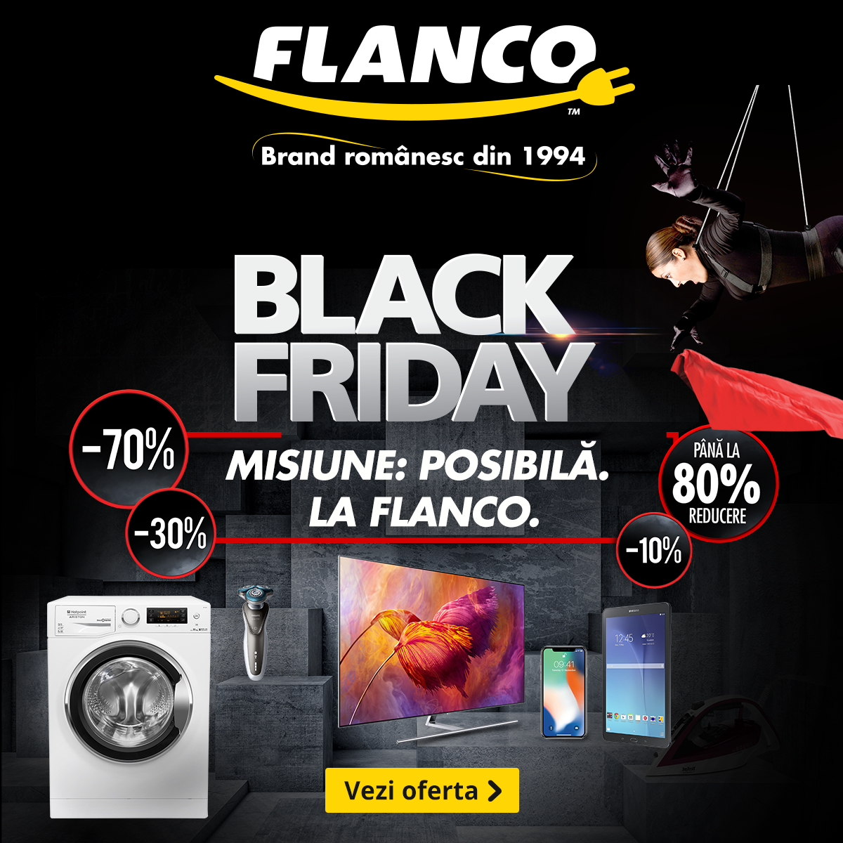 Black Friday începe mâine la Flanco