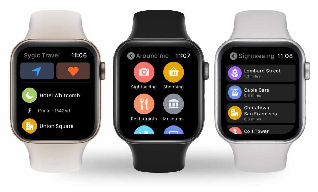 Aplicația Sygic Travel disponibilă și pe Apple Watch