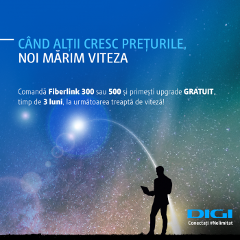 Digi mărește viteza la internetul fix