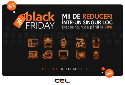 Black Friday pe 16 noiembrie la CEL.ro