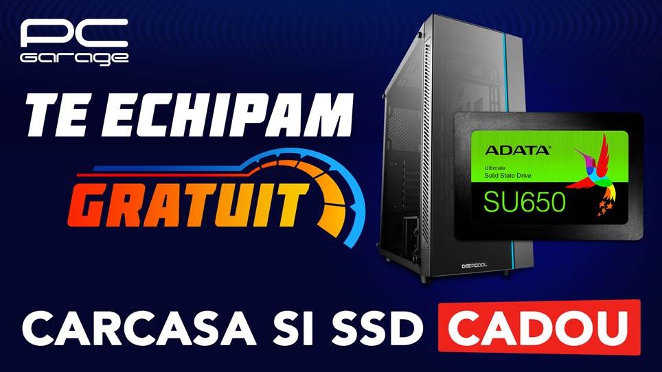 PC Garage oferă clienţilor carcasă și SSD cadou la configurarea unui nou PC