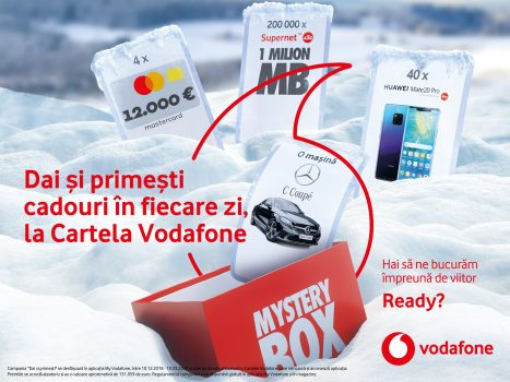 Premii pentru utilizatorii Cartelei Vodafone