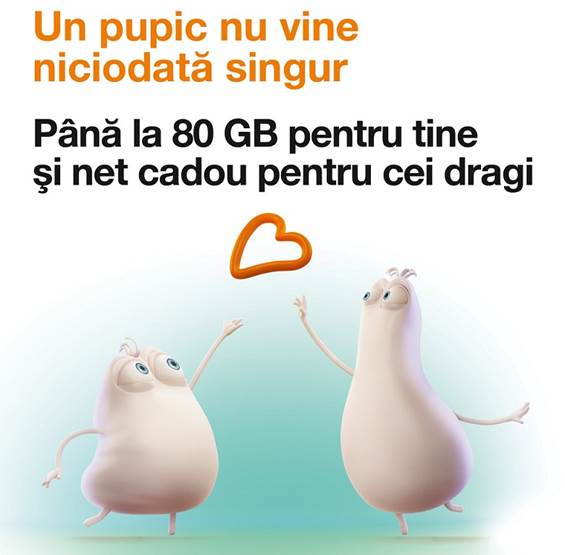 Noile oferte Orange PrePay vin cu pupici şi internet bonus