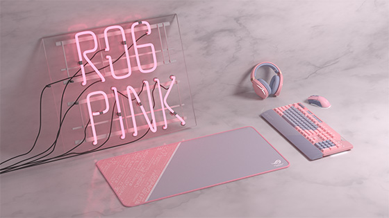 ASUS ROG anunță linia PNK LTD de tastaturi, mouși, căști și mouse pad-uri