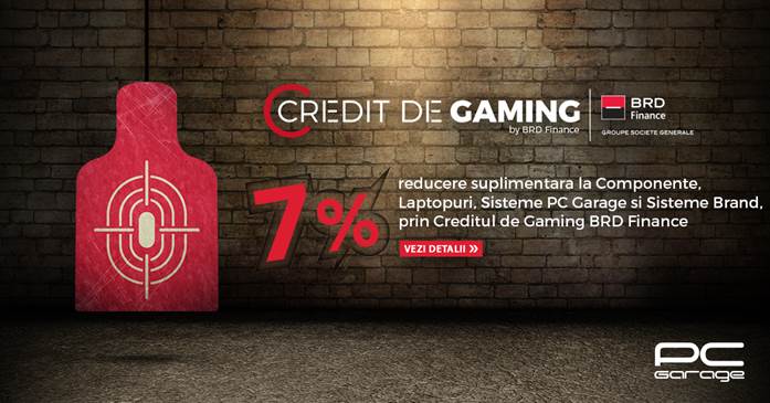 PC Garage relansează Creditul de Gaming