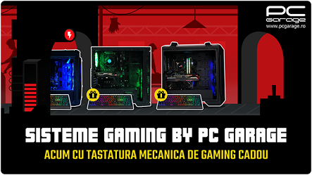 PC Garage oferă tastatură mecanică cadou la toate sistemele sale de gaming