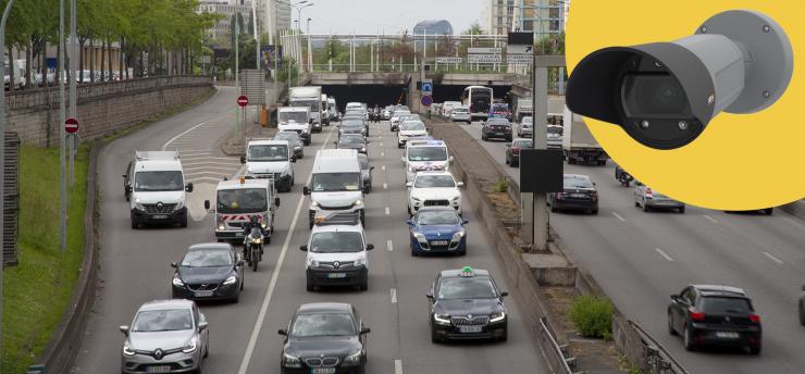 Camera care recunoaște numere de înmatriculare în condiții de viteză mare