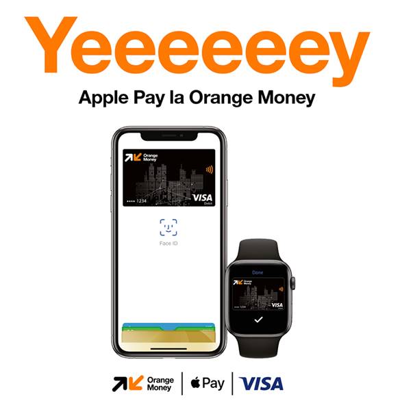 Apple Pay devine disponibil clienţilor Orange Money oferind o modalitate simplă, sigură şi digitală pentru a face plăţi