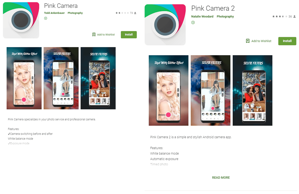 Aplicații false de editare foto din Google Play ascund backdoor-ul MobOk