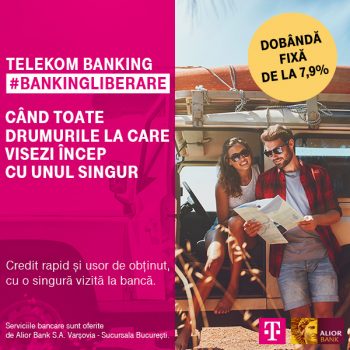 Noua ofertă de creditare Telekom Banking pentru persoane fizice